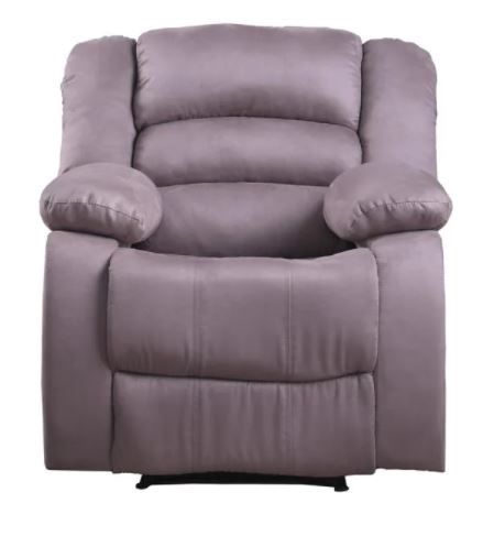 Photo 1 of ***PARTS ONLY*** NATHANIEL HOME Gray Microfiber Recliner GREY 
AS IS USED, MISSING HARDEWARE, PLEASE SEE PHOTOS 
