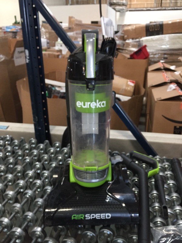 Photo 3 of Eureka Airspeed Ultra-Lightweight Compact Bagless Upright Vacuum Cleaner, Replacement Filter, Green
AS IS USED, MISSING SMALL BRUSH ACCESSORY, PLEASE SEE PHOTOS 