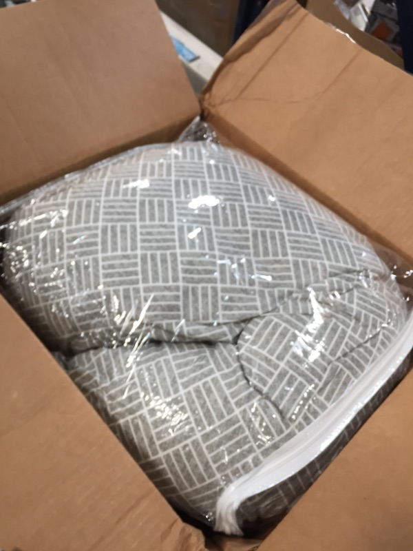 Photo 1 of Boppy Cuddle Pregnancy Pillow with Removable, Breathable Cover | Gray Basket Weave | Plush Contoured Support | Prenatal and Postnatal Positioning
AS IS USED
