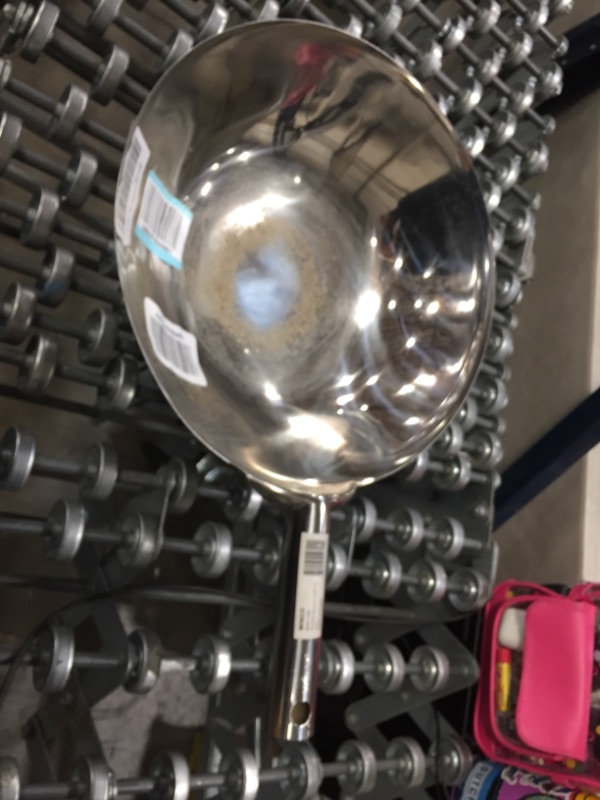 Photo 1 of Winco Stainless Steel Welded Joint Wok, 14-Inch
AS IS USED,. PLEASE SEE PHOTOS 