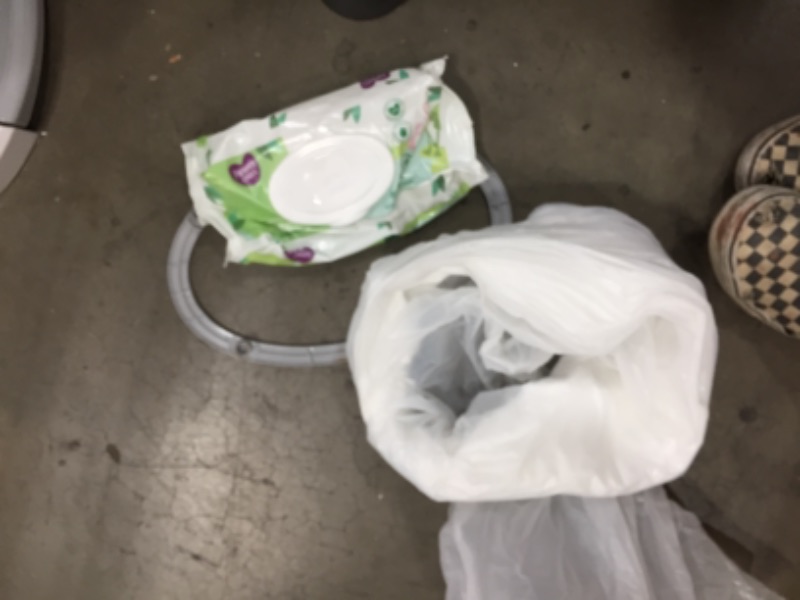 Photo 2 of Dekor Classic Hands-Free Diaper Pail | White | Easiest to Use | Just Step – Drop – Done | Doesn’t Absorb Odors | 20 Second Bag Change | Most Economical Refill System
AS IS USED, DIRTY, STAINED?, PLEASE SEE PHOTOS 