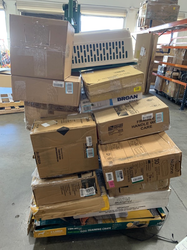 Photo 1 of  Pallet Of Used, Minor Damage, Missing Components / Other Boxes Parts Only, Assorted HOME GOODS, Non Refundable