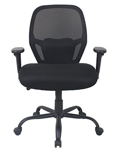 Photo 1 of Amazon Basics Big & Tall Swivel Office Chair - Mesh with Lumbar Support, 450-Pound Capacity - Black
**USED**
