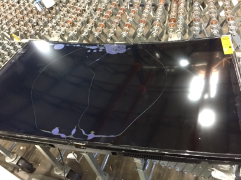 Photo 1 of **DAMAGED TV, SCREEN DAMAGED SHOWN IN GIVEN IMAGES WHEN POWERED ON, DID NOT POWER ON WITH REMOTE**55" Class TU8300 Curved LED 4K UHD Smart Tizen TV