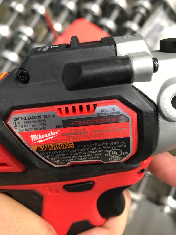 Photo 3 of Milwaukee M12 Variable Speed Polisher/Sander - Bare Tool
