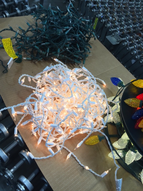 Photo 1 of ASSORTED CHRISTMAS LIGHTS
**USED, NO STOCK PHOTO, NO RETURNS SOLD AS IS**