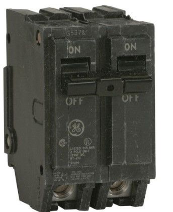 Photo 1 of GE THQL2140 Type THQL Q-Line Standard Circuit Breaker, 120/240 VAC, 40 A, 2 P, 1
Q-Line 40 Amp 2 in. Double-Pole Circuit Breaker **set of 3***