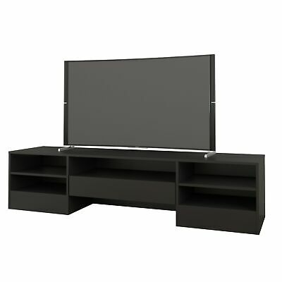 Photo 1 of (COSMETIC DAMAGE; CORNER DAMAGE)
Nexera Rustik, 1 Drawer, Black 72-inch TV Stand, Melamine
