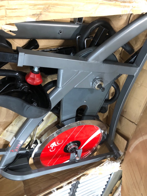 Photo 2 of (PARTS ONLY: missing manual/hardware; COSMETIC DAMAGES)
Sunny Health & Fitness Indoor Cycling Exercise Bike