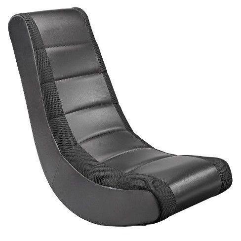 Photo 1 of (MATERIAL DAMAGE)
Video Rocker Gaming Chair Black - The Crew Furniture
