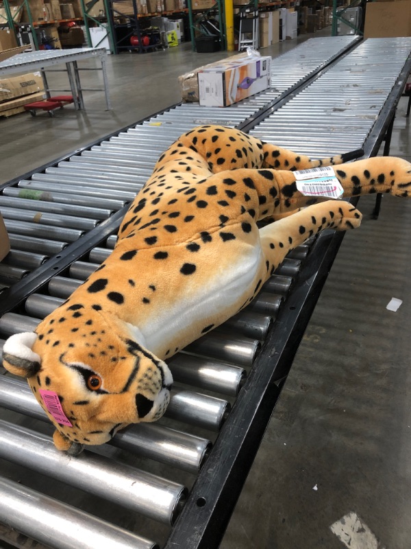 Photo 2 of Melissa & Doug Giant Cheetah - Lifelike Stuffed Animal (Stands Nearly 3 Feet Tall)
