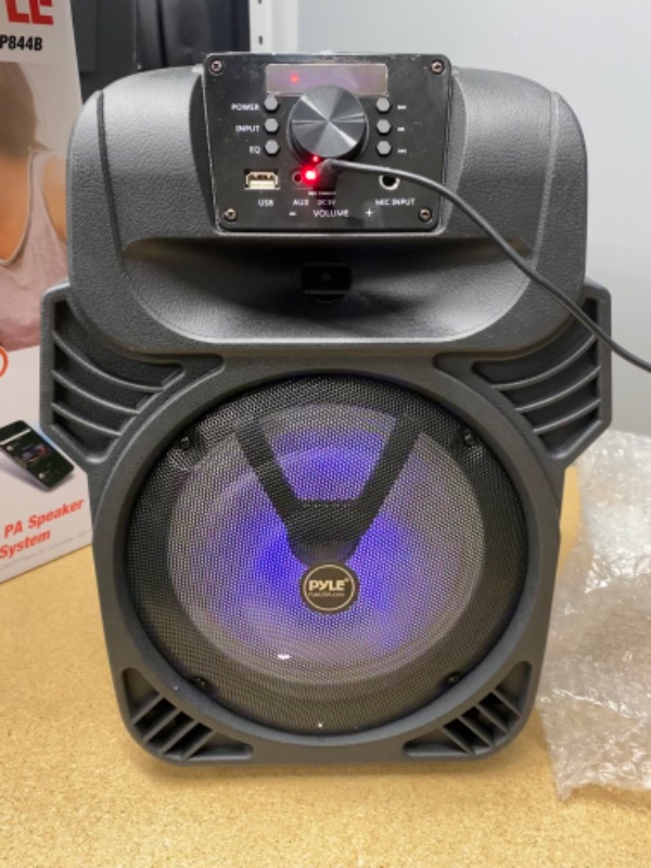 Photo 2 of Pyle® Pphp844b Portable Pa Speaker