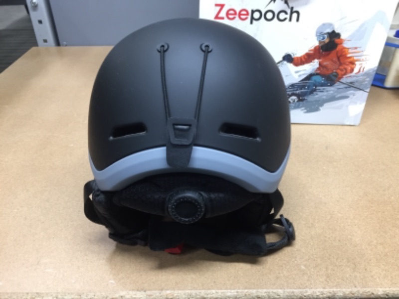 Photo 3 of Ski Helmet- Zeepoch Snowboard Helmet for Men Women, Goggles Compatible, Removable Fluff Liner and Ear Pads, Cooling Vents
