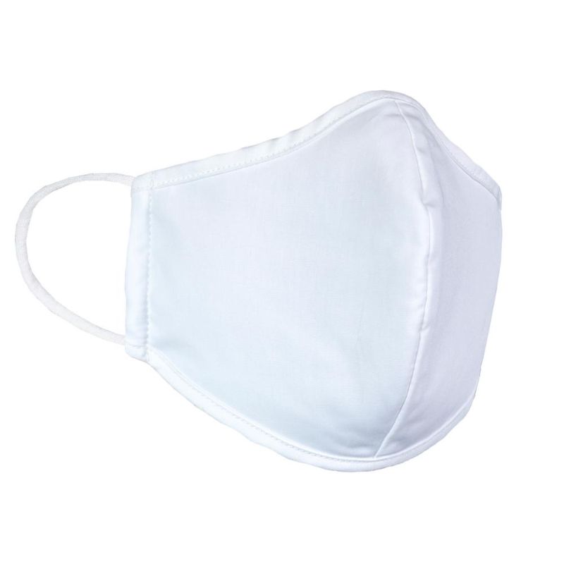 Photo 1 of FIRM GRIP Reusable Face Mask (16-Pack), White
