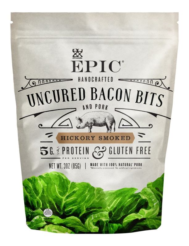 Photo 1 of **expires 03/17/2022** 3-pack Epic Bacon Bits Hickory Smoked, 3 Ounce
