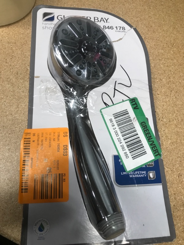 Photo 1 of 1-Spray Hand Shower, Chrome
