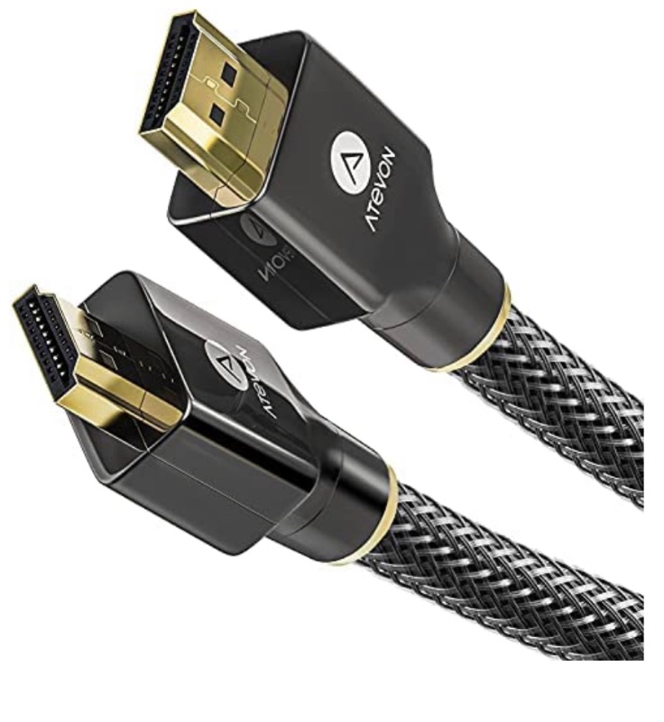 Photo 1 of ATEVON HDMI CABLES (2 PACK - 6FT) & (1 - 3.3 FT)