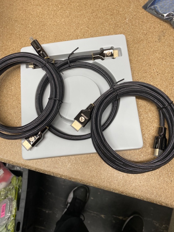 Photo 1 of ATEVON HDMI CABLES (2 PACK - 6FT) & (1 - 3.3 FT)