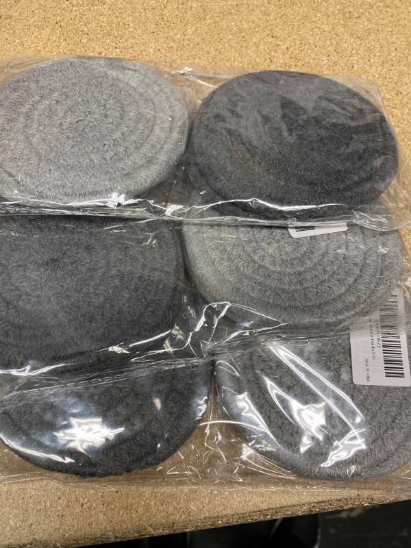 Photo 1 of GRAY COASTERS (3PACKS) 