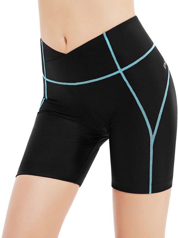 Photo 1 of INBIKE Bike Shorts for Women 3D Padded Fast Dry Breathable Compression Tights High Waisted Bicyle Half Pants for Cycling (2XL)