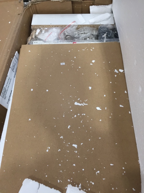 Photo 4 of *** damage to top board***
Winsome Halifax Storage/Organization, 5 drawer, White
