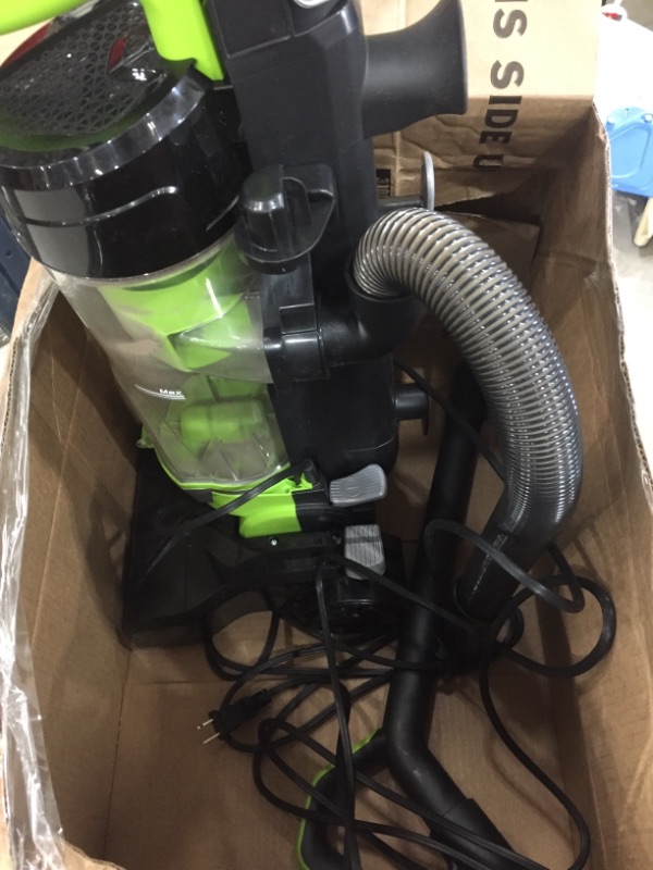 Photo 2 of Eureka Airspeed Ultra-Lightweight Compact Bagless Upright Vacuum Cleaner, Replacement Filter, Green
**used** missing accessories***