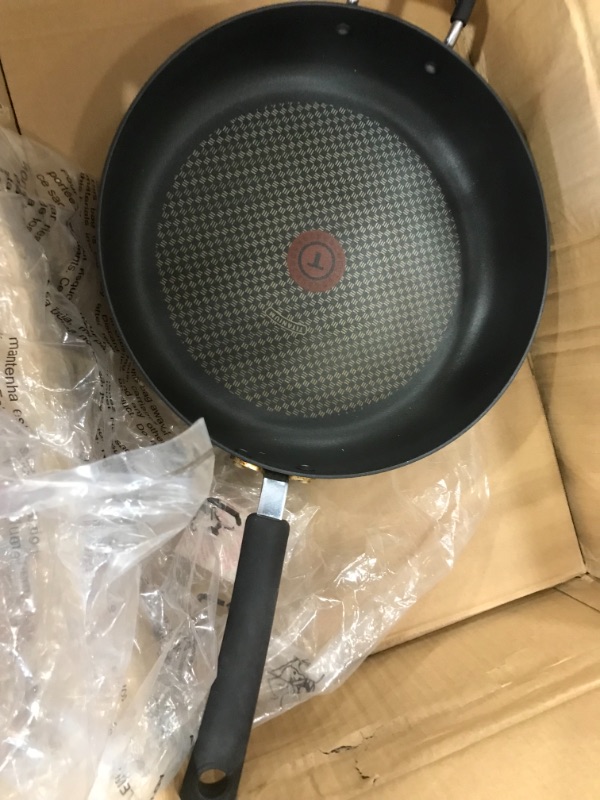 Photo 1 of T-fal Titanium Advanced Cookware Fry Pan, 10.5-Inch, Black

