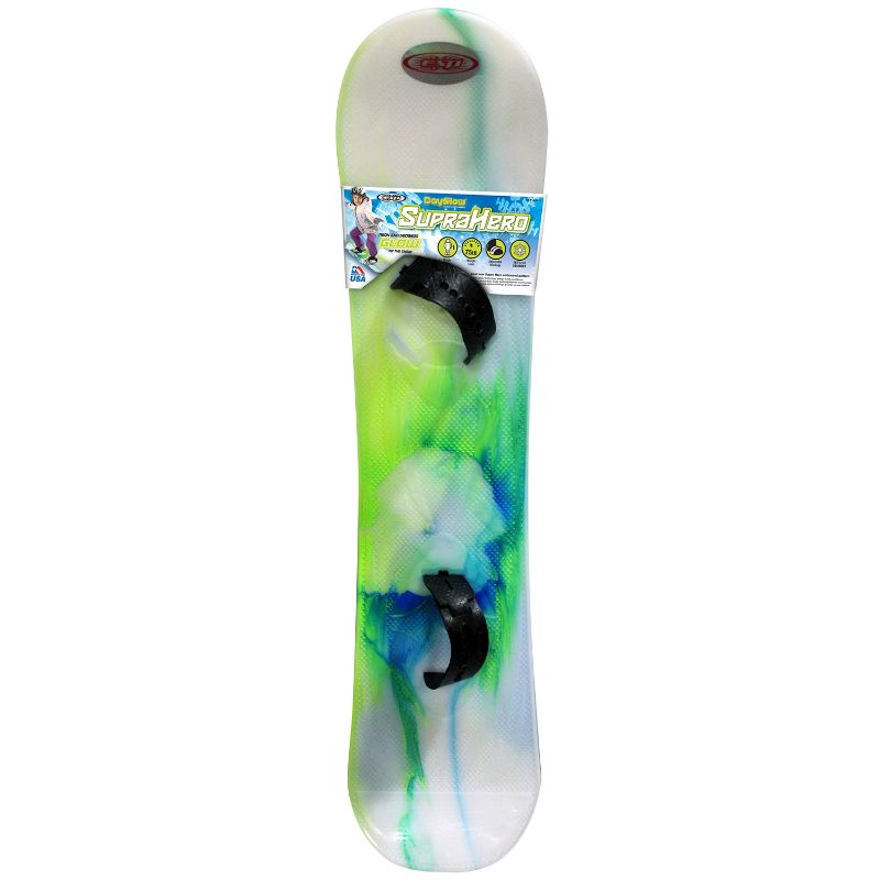 Photo 1 of ESP Day Glow Suprahero 107cm Starter Snowboard with Adjustable Wrap Bindings
