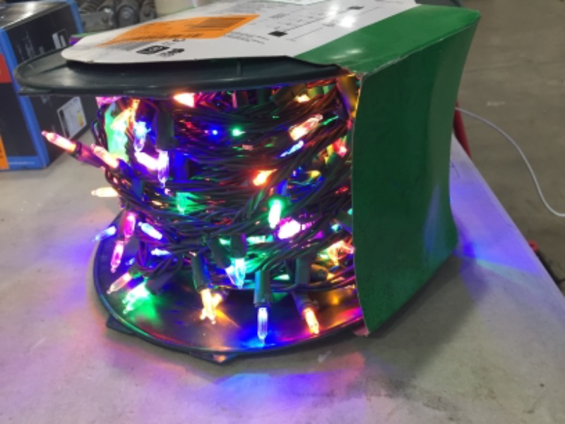 Photo 2 of 300 LED Color Changing Warm White to Multicolor Christmas Lights
