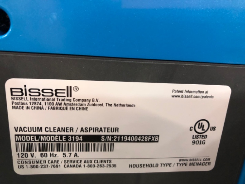 Photo 3 of BISSELL SpotClean Pro Portable Carpet Cleaner with Antibacterial Formula, 3194
