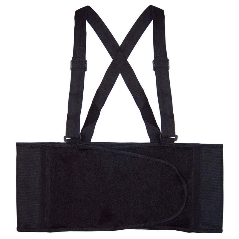 Photo 1 of 2 PACK Husky Medium Adjustable Hook and Loop Lumbar Support Belt with Adjustable Suspenders (Fits Waist Size 32" to 38")
