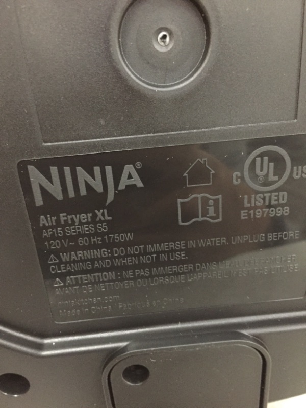 Photo 4 of Ninja AF150AMZ Air Fryer XL, 5.5 Qt. Capacity that can Air Fry, Air Roast, Bake, Reheat & Dehydrate, with Dishwasher Safe, Nonstick Basket & Crisper Plate and a Chef-Inspired Recipe Guide, Grey
