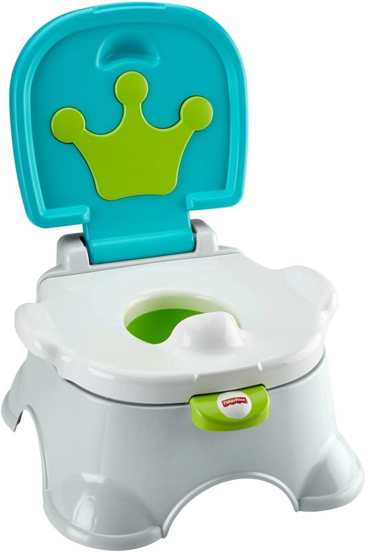 Photo 1 of Fisher-Price Royal Stepstool Potty, Blue
