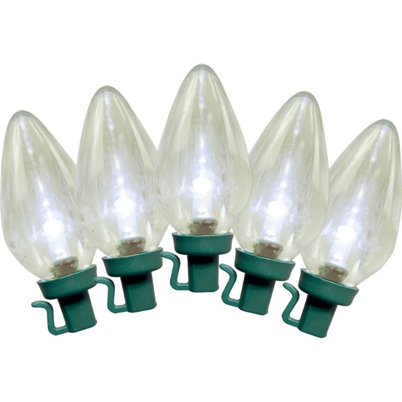 Photo 1 of 25-Light LED Smooth C9 Warm White String Light 25 Ft. Super Bright
