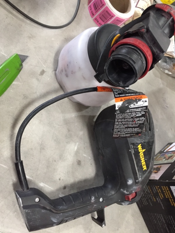 Photo 2 of **TESTED**HEAVY USE**MISSING COMPONENTS**Wagner Flexio 2500 Paint & Stain Sprayer P/N 2409509
