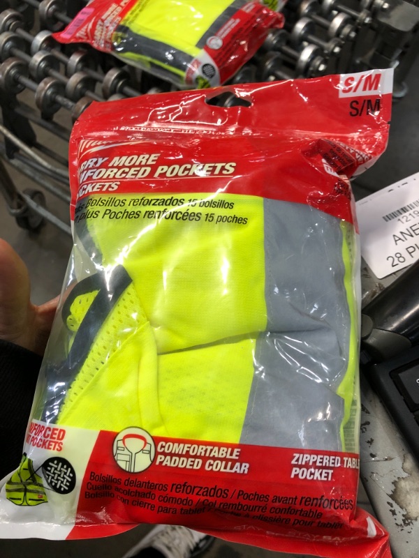 Photo 2 of Vest Safety Hgh Vis Yel Sm/med