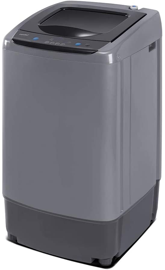 Photo 1 of ***PARTS ONLY*** COMFEE' Portable Washing Machine, 0.9 cu.ft Compact Washer With LED Display, 5 Wash Cycles, 2 Built-in Rollers, Space Saving Full-Automatic Washer, Ideal Laundry for RV, Dorm, Apartment, Magnetic Gray
