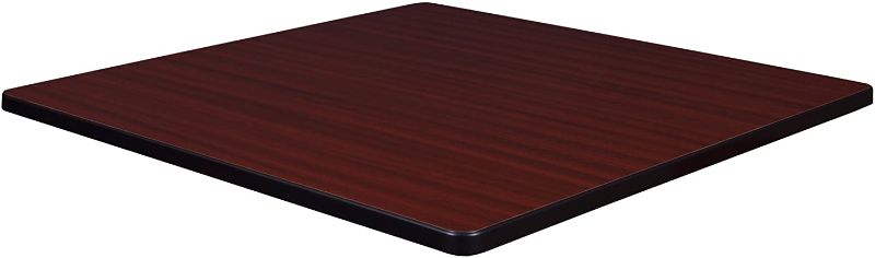 Photo 1 of Regency Square Standard Table Top, 42-inch, Mahogany/Mocha Walnut
