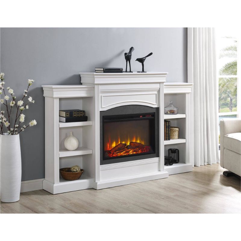 Photo 1 of Ameriwood Home Lamont Mantel Fireplace - White