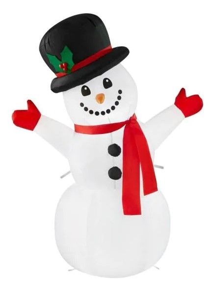 Photo 1 of 3.5 ft Pre-Lit LED Airblown Snowman Christmas Inflatable
***UNABLE TO TEST
