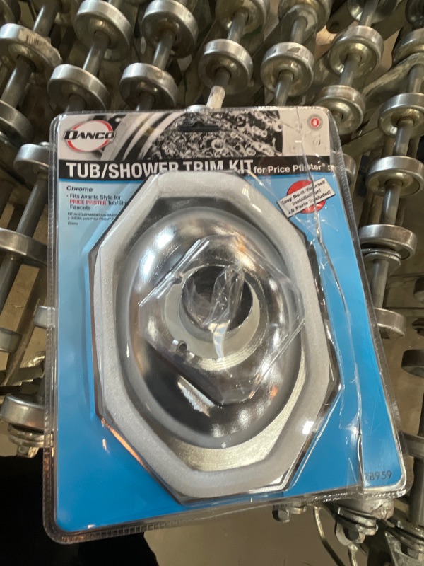 Photo 1 of 1-Handle Valve Trim Kit in Chrome (Valve Not Included)
