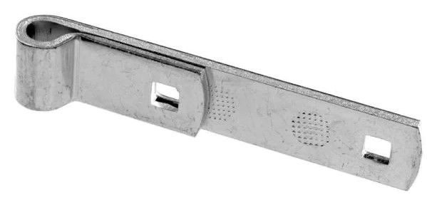 Photo 1 of 16 in. Gate Hinge Strap in Zinc-Plated (4-Pack)/3/4 in. x 10 in. Zinc Plated Bolt Hook (PACK OF 4)


