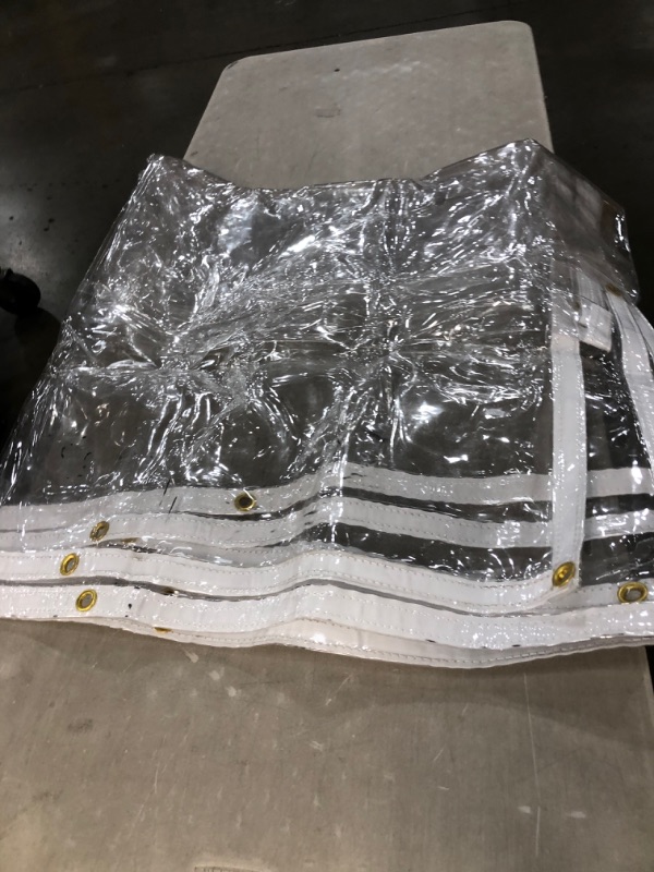 Photo 1 of 9 FT BY 9 FT CLEAR TARP