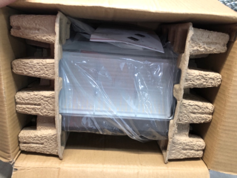 Photo 1 of 80 Watt LED Wall Pack Light - 11,600 Lumens - 4000K Natural White - High Efficiency 140 Lumen to Watt- DLC Premium Listed - Dorado III Series - with Photocell

