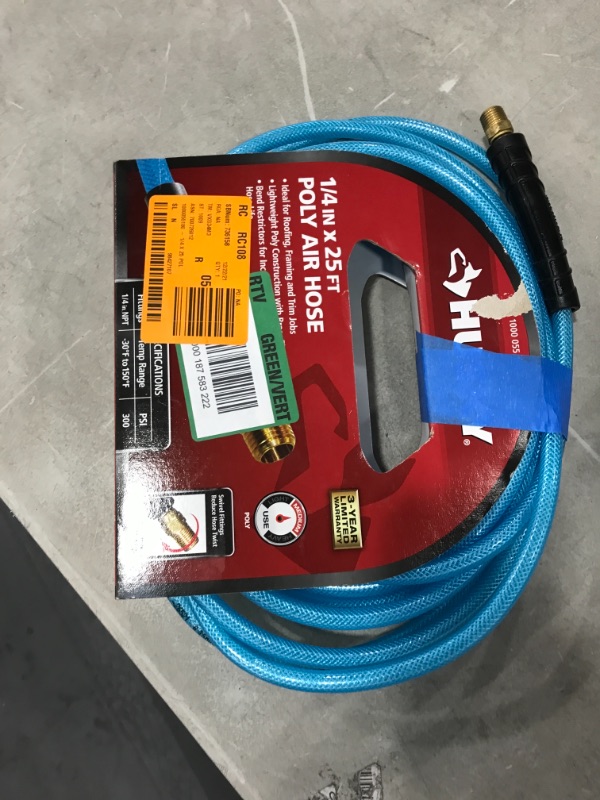 Photo 2 of 1/4 in. x 25 ft. Polyurethane Air Hose
