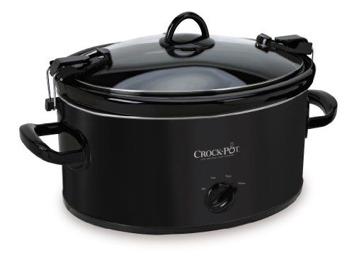 Photo 1 of Crock-Pot Cook and Carry 6-Quart Manual Slow Cooker, Black
