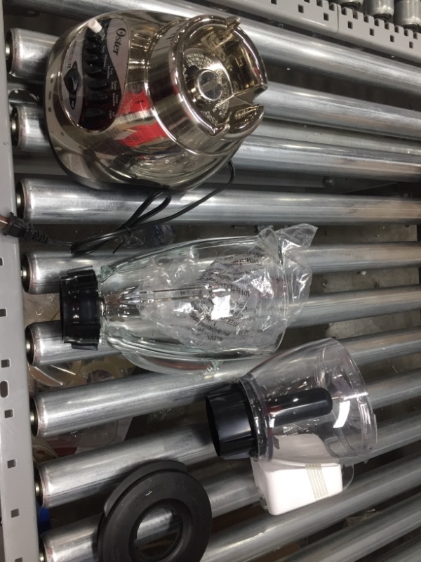 Photo 1 of Oster Classic Series 16-Speed Blender Plus Food Chopper, Glass Jar, Brushed Nickel