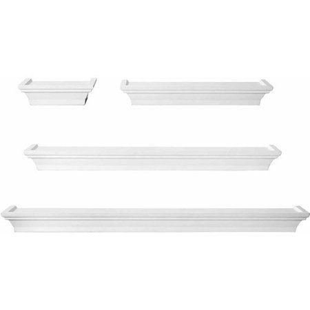 Photo 1 of *READ BELOW* Melannco International White Classic White Wall Wood Shelves Set of 4