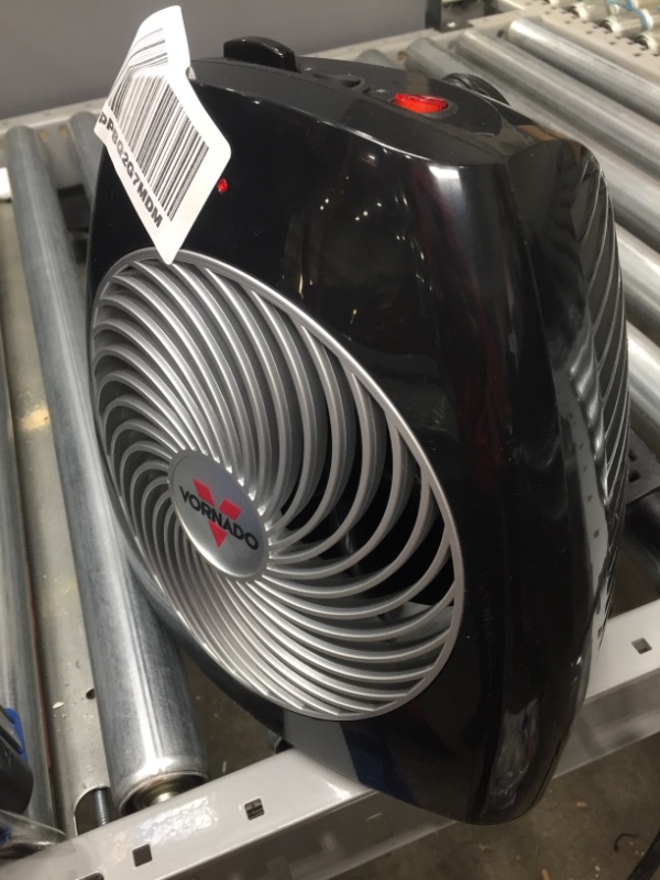 Photo 3 of *READ BELOW* Vornado MVH Vortex Heater with 3 Heat Settings, Adjustable Thermostat, Tip-Over Protection, Auto Safety Shut-Off System, Whole Room, Black
