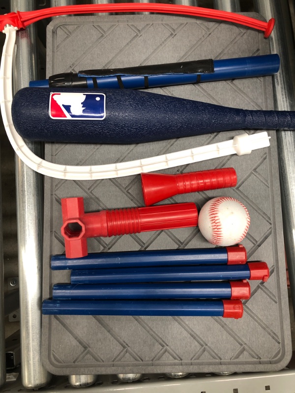 Photo 2 of Franklin Sports Grow-with-Me Kids Baseball Batting Tee + Stand Set for Youth + Toddlers - Toy Baseball, Softball + Teeball Hitting Tee Set for Boys + Girls
